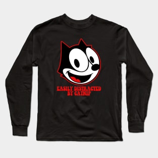 Felix the cat - Easily distracted Long Sleeve T-Shirt